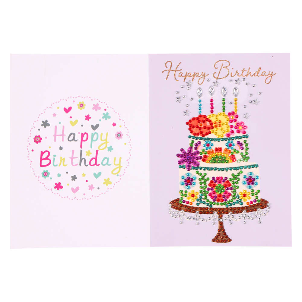 

Happy Birthday - 5D DIY Craft Greeting Card, 501 Original