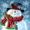 Snowman  | Full Round Diamond Painting Kits