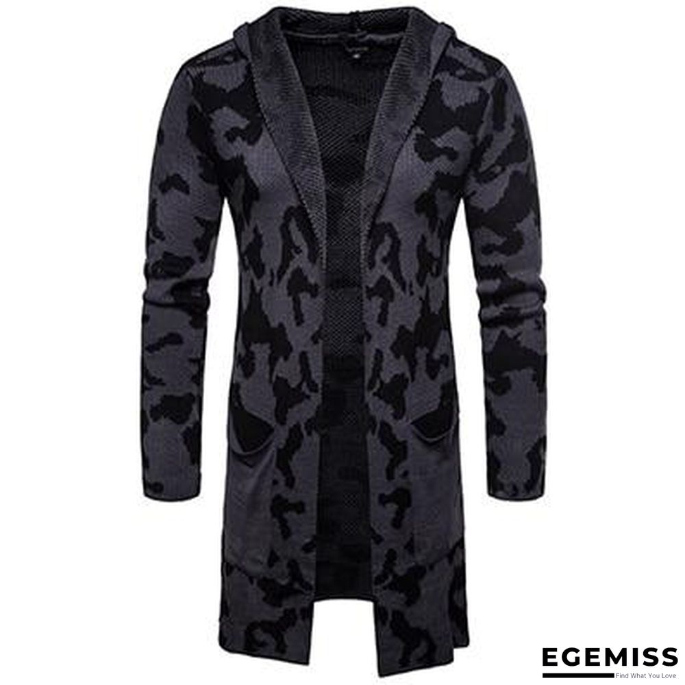 Men Casual Sweater Cardigan Men Winter Hooded Neck Quality Knitted Brand Male Sweaters large size | EGEMISS