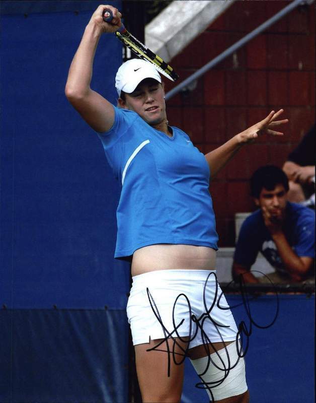 Alexa Glatch signed tennis 8x10 Photo Poster painting W/Certificate Autographed (A0014)