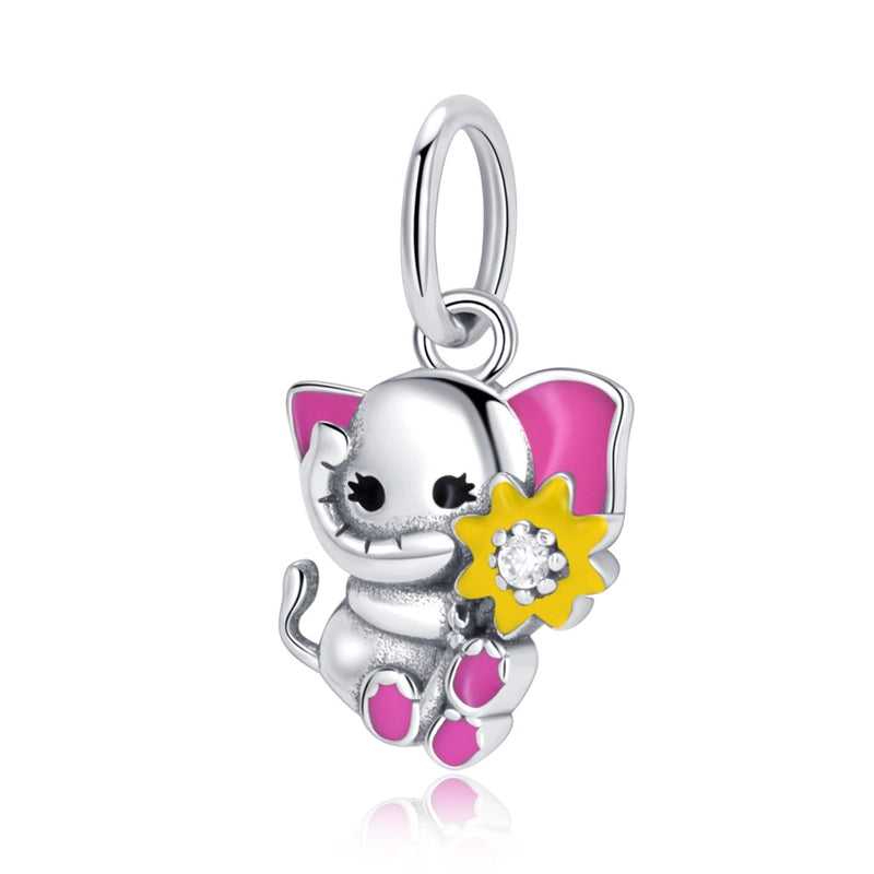 1 Piece 925 Sterling Silver Animal Pendant Jewelry Accessories