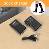 Electric Heated Socks Battery Heated Socks Skiing Sock for Skiing (2 Battery)