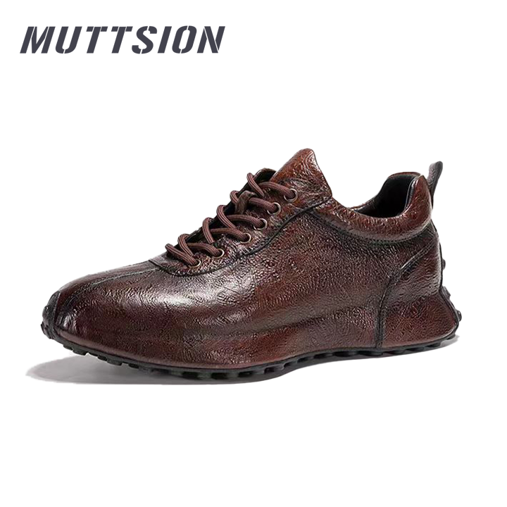 MUTTSION British High-end Vintage Trendy Hundred Sports Leather Shoes MUTTSION.COM MUTTSION