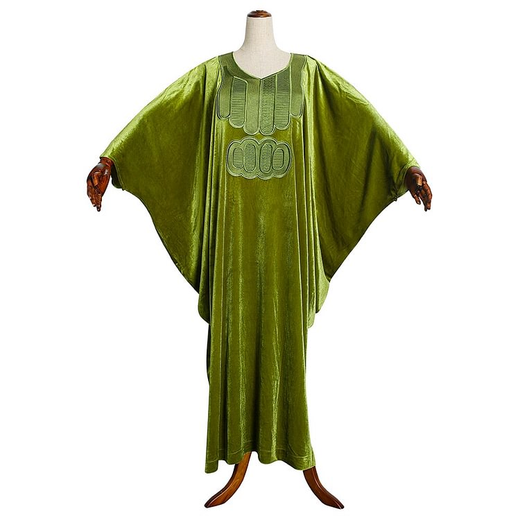 African Americans fashion QFY Boubou Africain Femme 2022 African Wedding Evening Dress Kaftan Abayas Plus Size Ankara Dashiki Velvet Robes Ladies Outfits Ankara Style QueenFunky