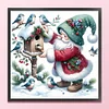 Goblin And Bird-11CT Stamped Cross Stitch 40*40cm/15.75*15.75in