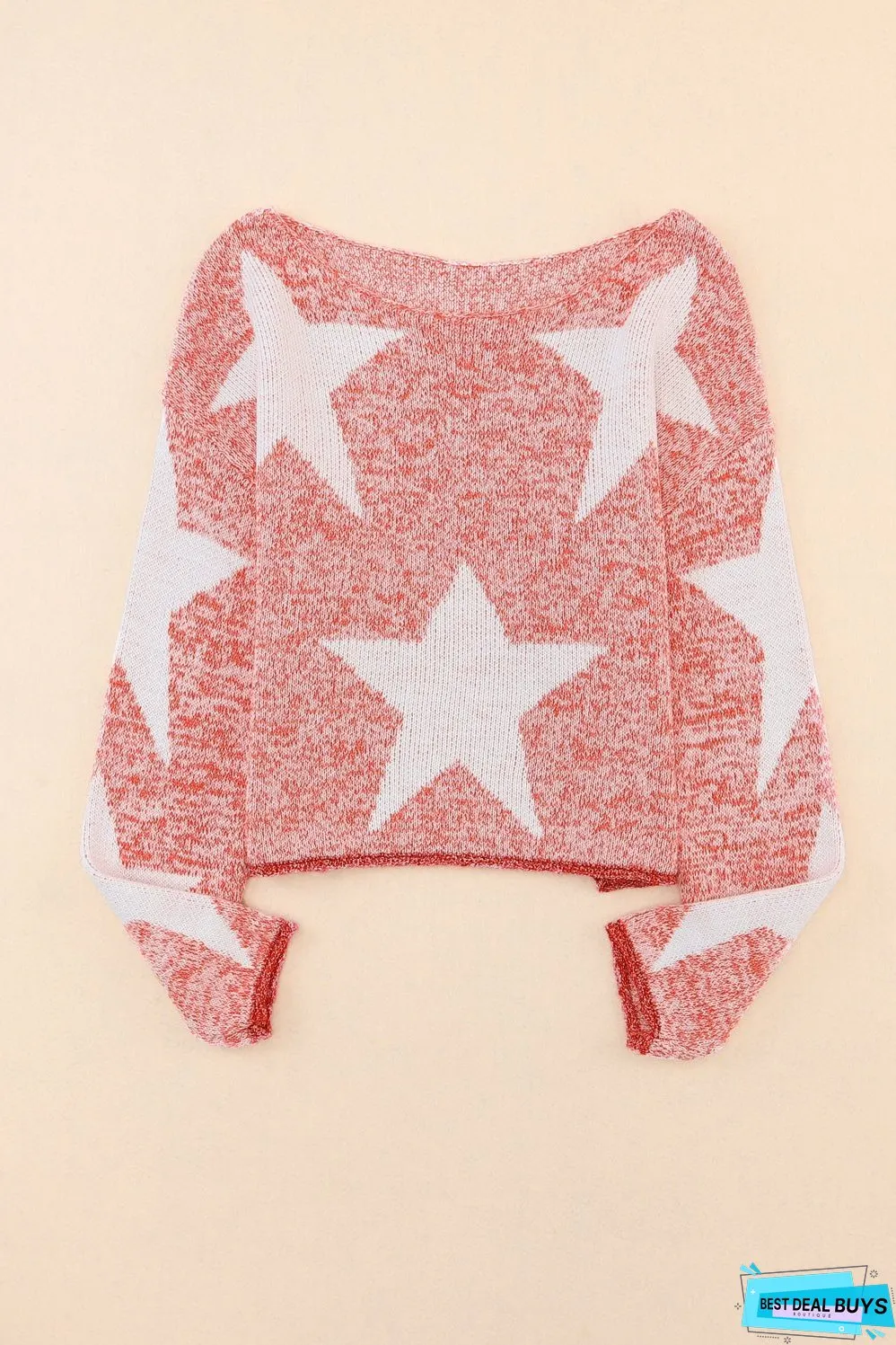 Big Star Spangled Casual Knit Sweater