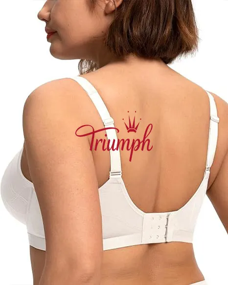 Triumph - (4 buc.) Sutien jacquard pentru femei cu cupe largi și &icirc;ntăritură