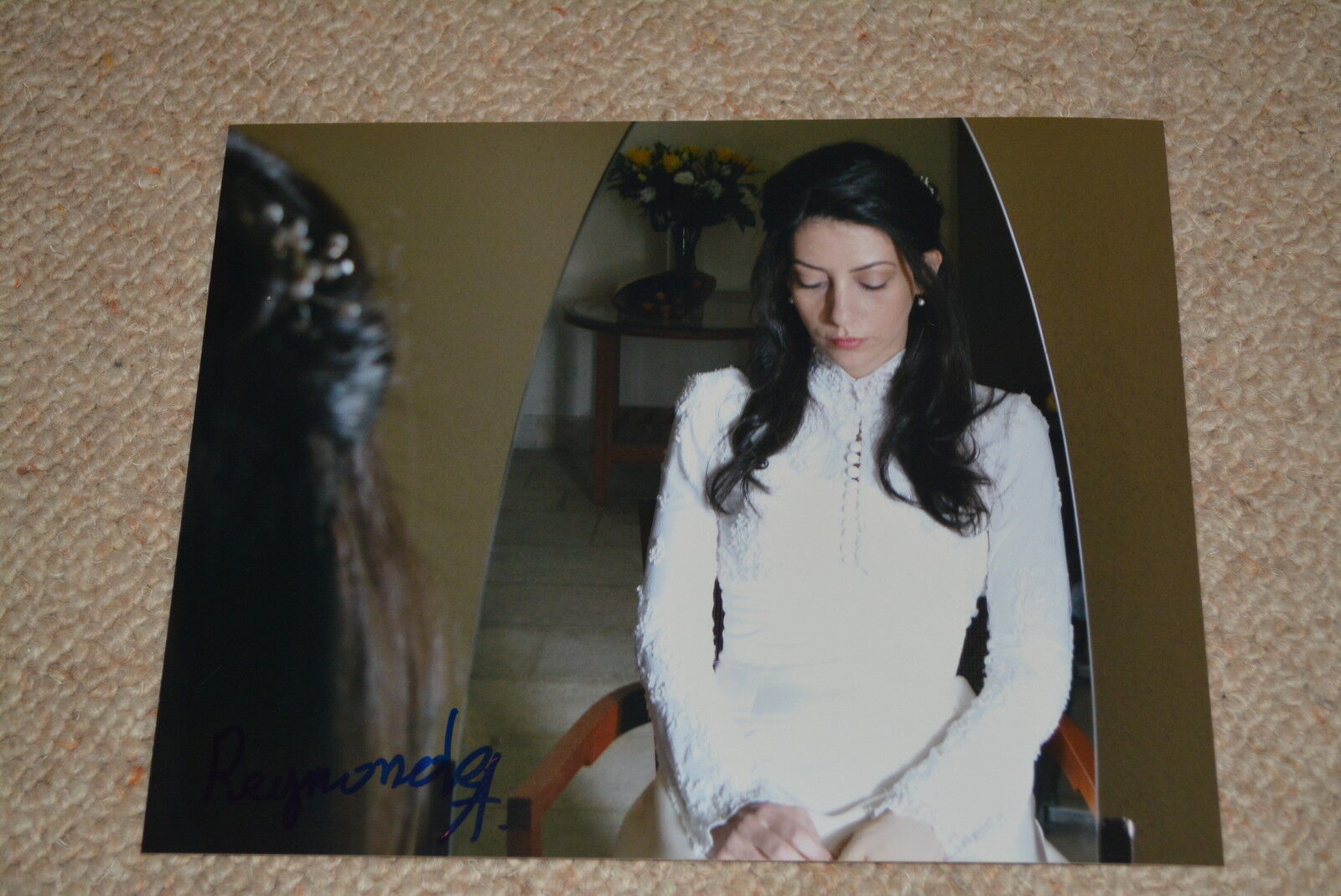 REYMOND AMSALEM signed autograph In Person 8x10 (20x25 cm) ISRAELI ACTRESS