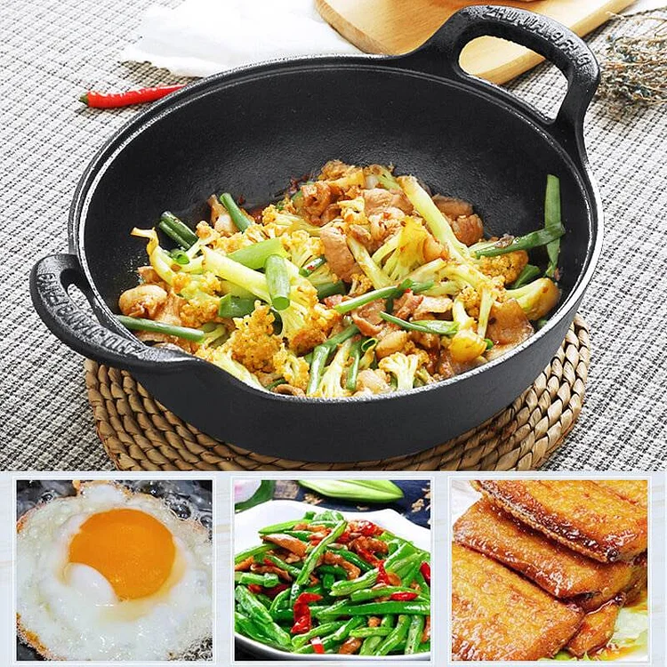 🔥Hot Sale 50% Off🔥Uncoated Thick Iron Pot