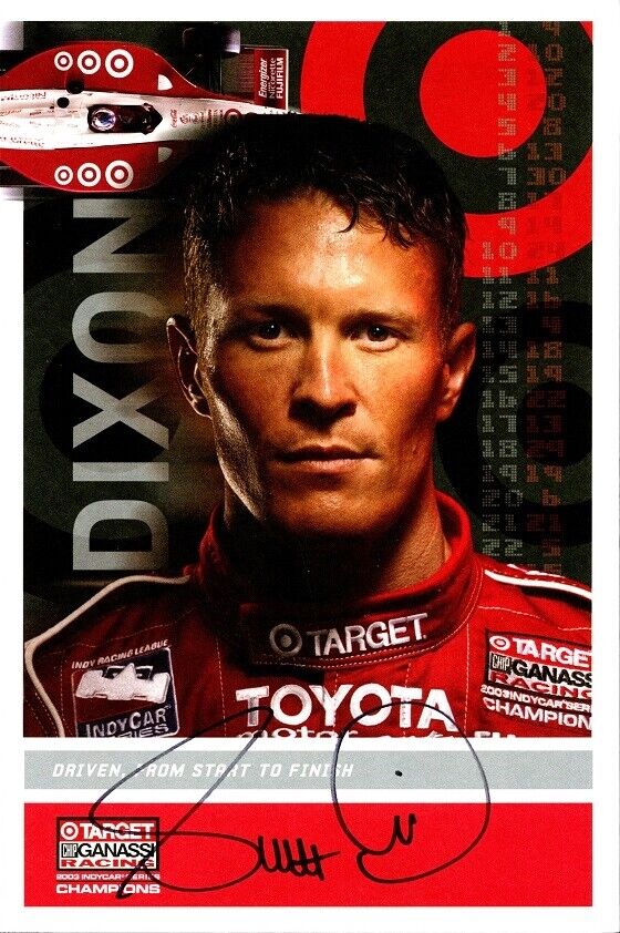 Race Car Driver SCOTT DIXON Signed Promo Photo Poster painting