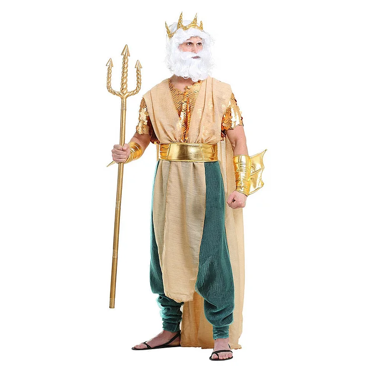 The Little Mermaid Triton/Trenton King Cosplay Costume Outfits Halloween Carnival Party Disguise Suit