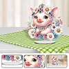 >SALE<Acrylic Daisy Pig Diamond Painting Desktop Ornaments for Bedroom Table Decor