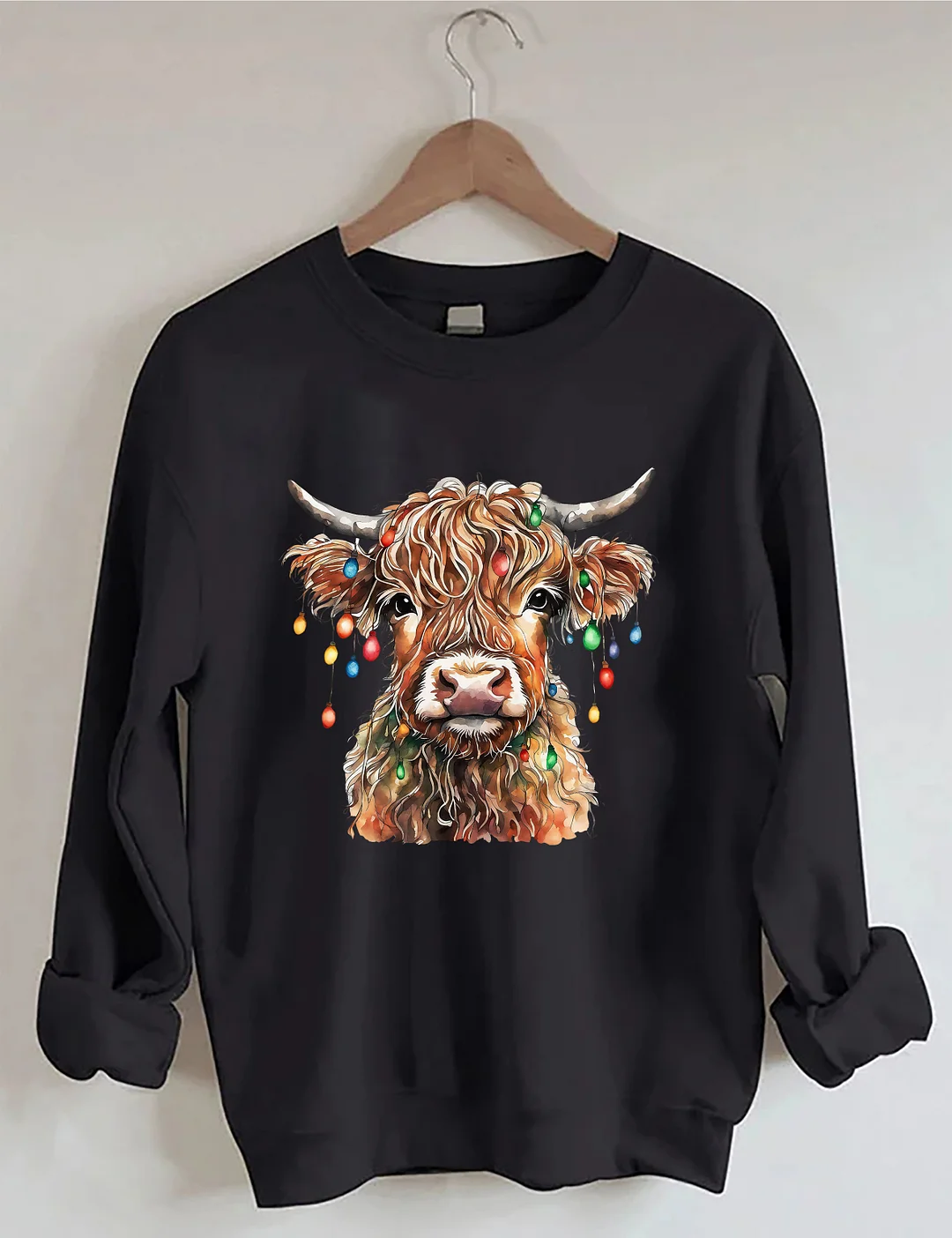 Christmas Cow Sweatshirt
