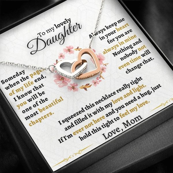 Gift for Daughter from Mom - Beautiful Chapters - Interlocking Hearts 2