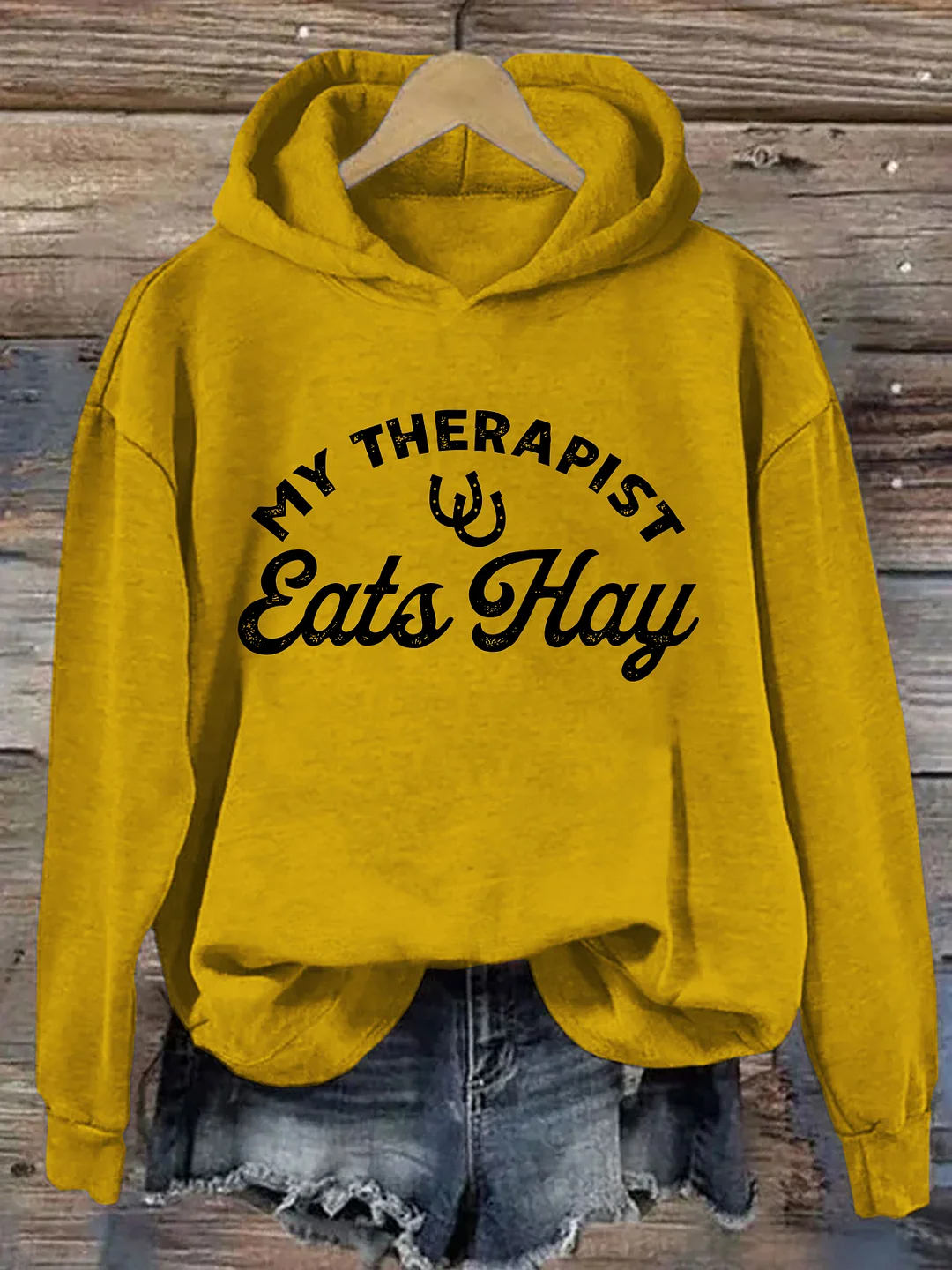My Therapist Eats Hay Hoodie
