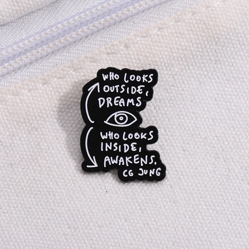 Cartoon Style Cute Cowboy Style Letter Umbrella Alloy Stamping Stoving Varnish Women’s Brooches