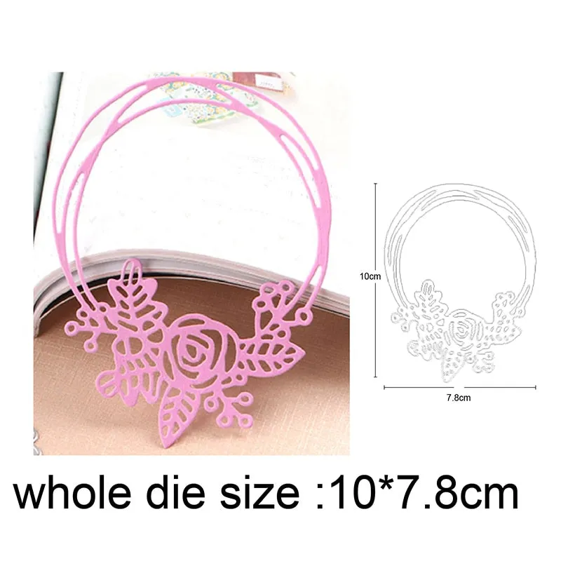 Craft Dies Metal Cutting Dies Cut Die Dandelion Wildflower Decoration Scrapbooking Dies Knife Mould Blade Punch Stencils Dies