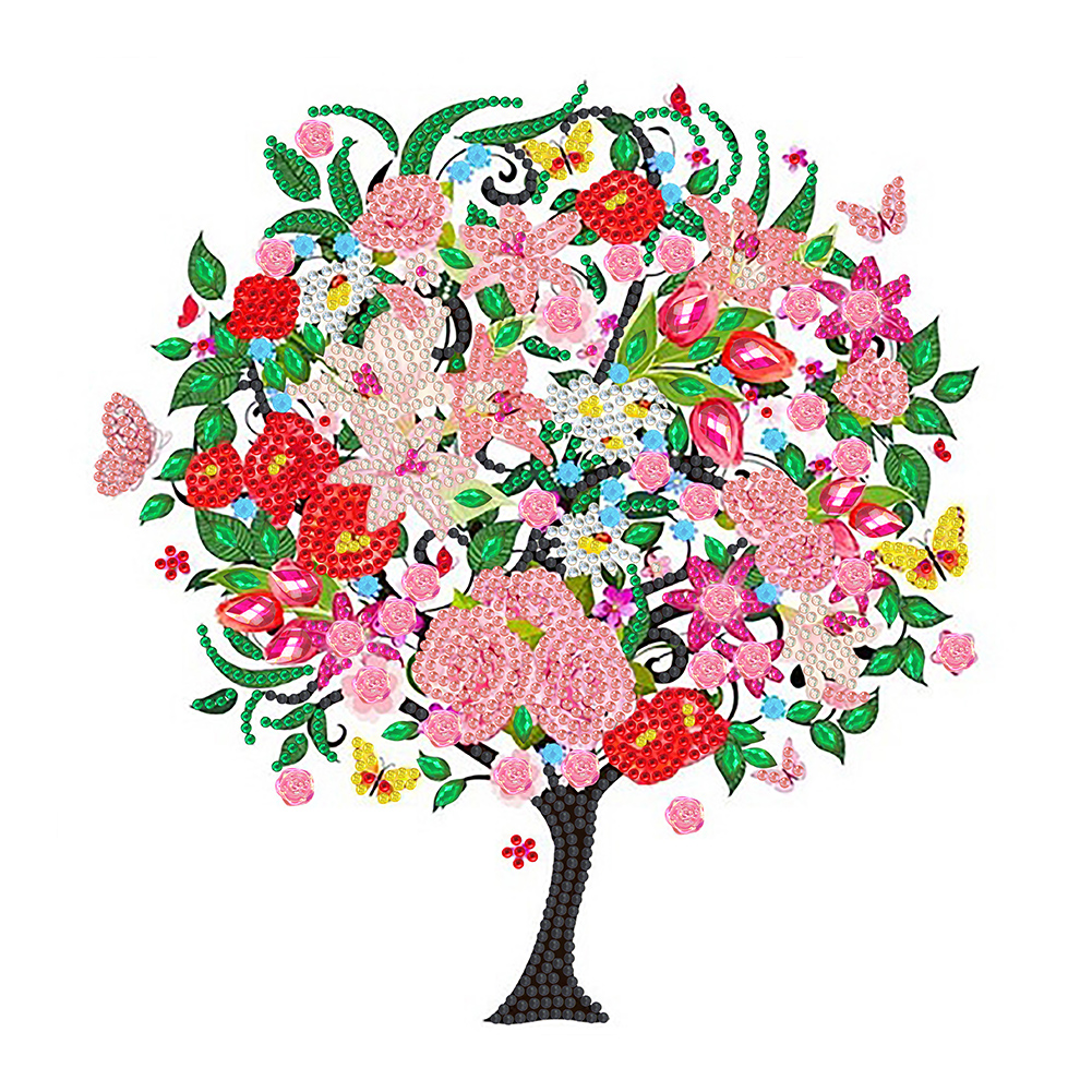 

Flower Tree Life - Special Shaped Diamond Painting - 30*40CM, 501 Original