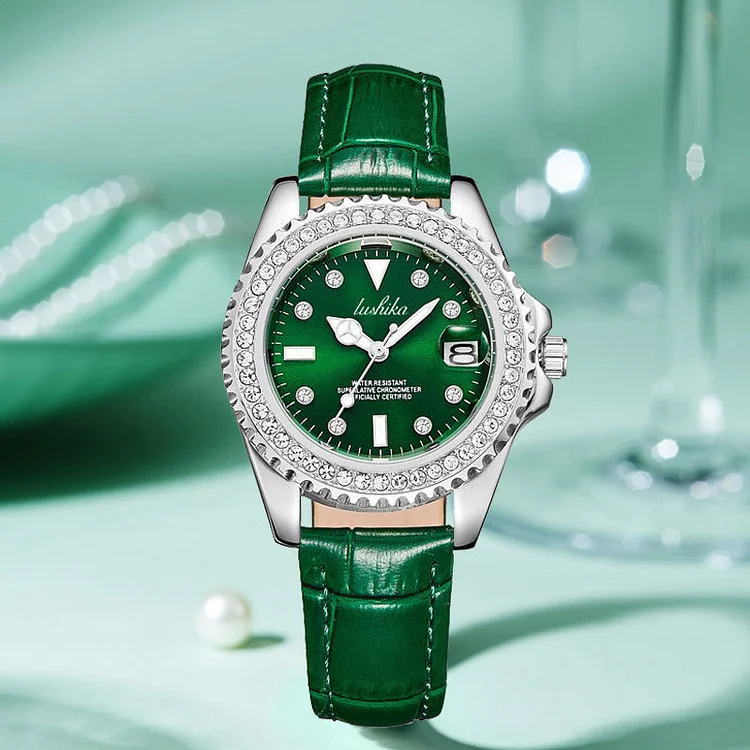 Ladies Vintage Elegant Full of Diamonds Watch