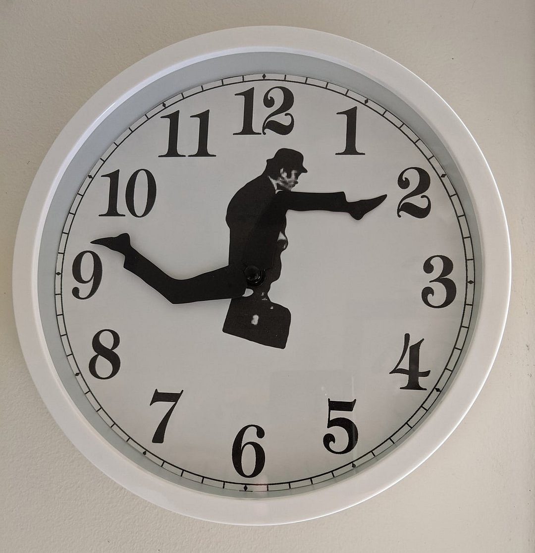 Babolye John Cleese Ministry Of Silly Walks Round Home Decor Wall Clock 984