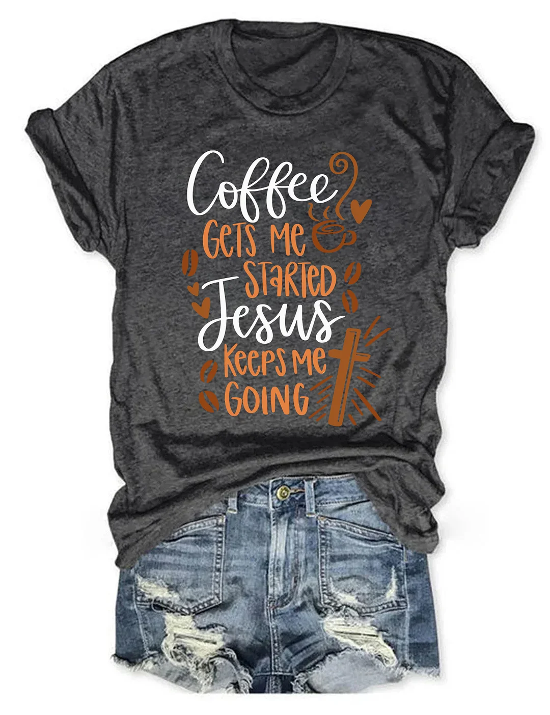 Coffee and Jesus T-shirt