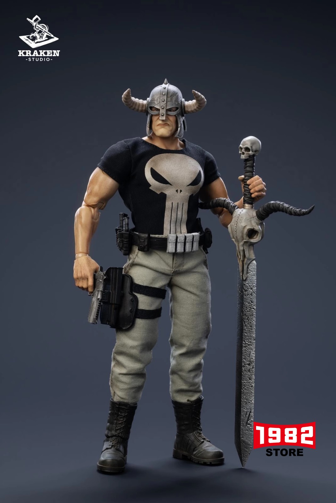 Kraken Studio CRIME BUSTER 1 12 Soldier Action Figure Collectible Model Toy New 1 12 Scale Military Figurine for Collection