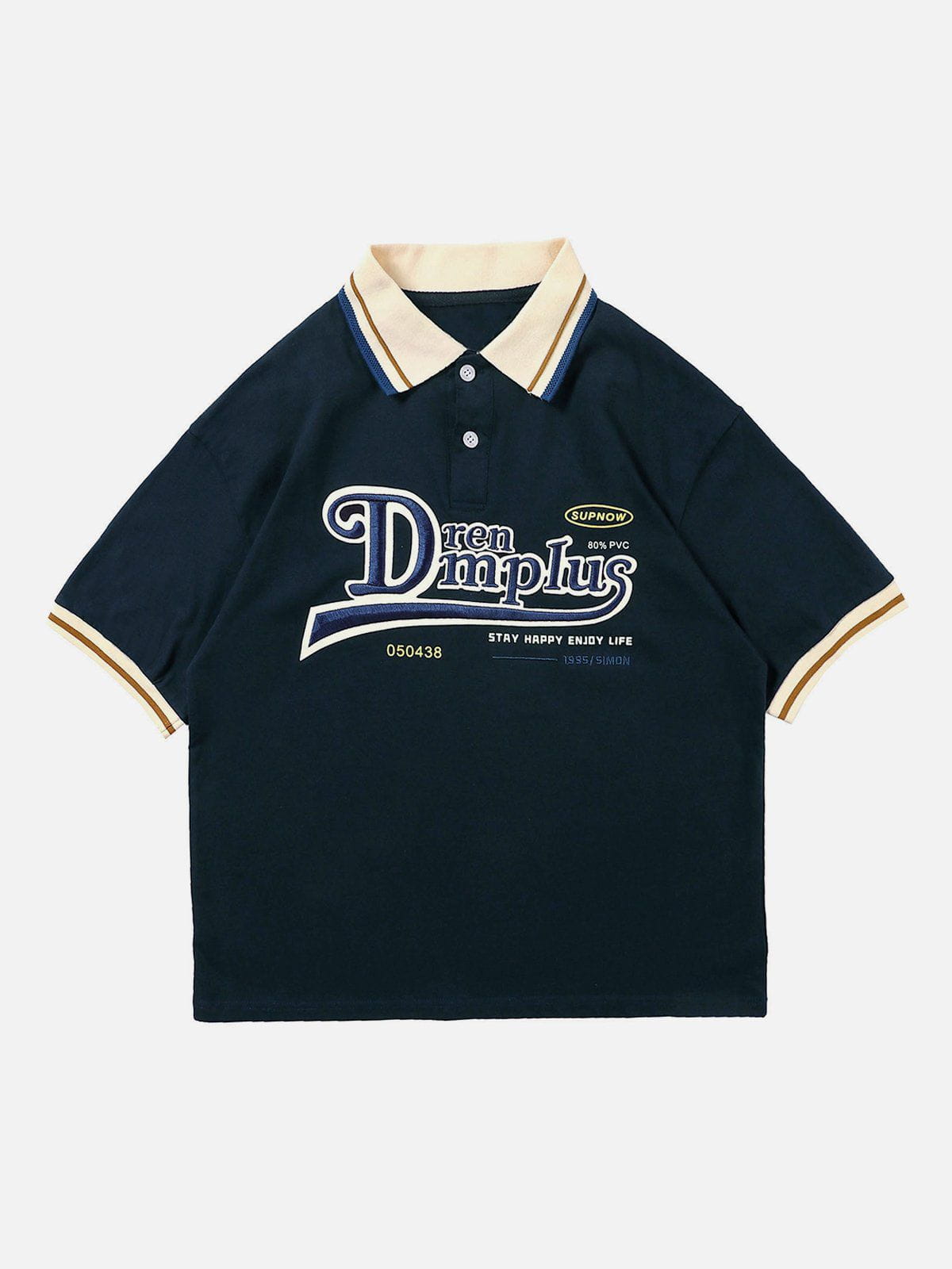 Aelfric Eden "Drenmplus" Print Polo Collar Tee