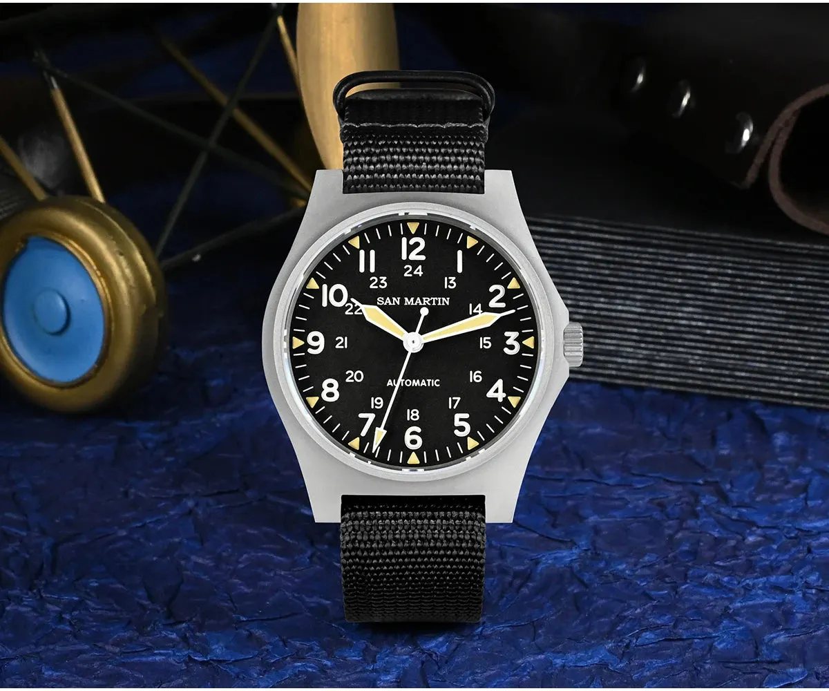 SN0137 — Retro Military Pilot watch