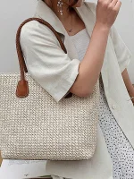 Fashionable Braided Bucket Bags - Image 8