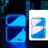 Luminous Quicksand Cool Kerosene Lighter with Classic Grinding Wheel Windproof Luxury Kerosene Lighter