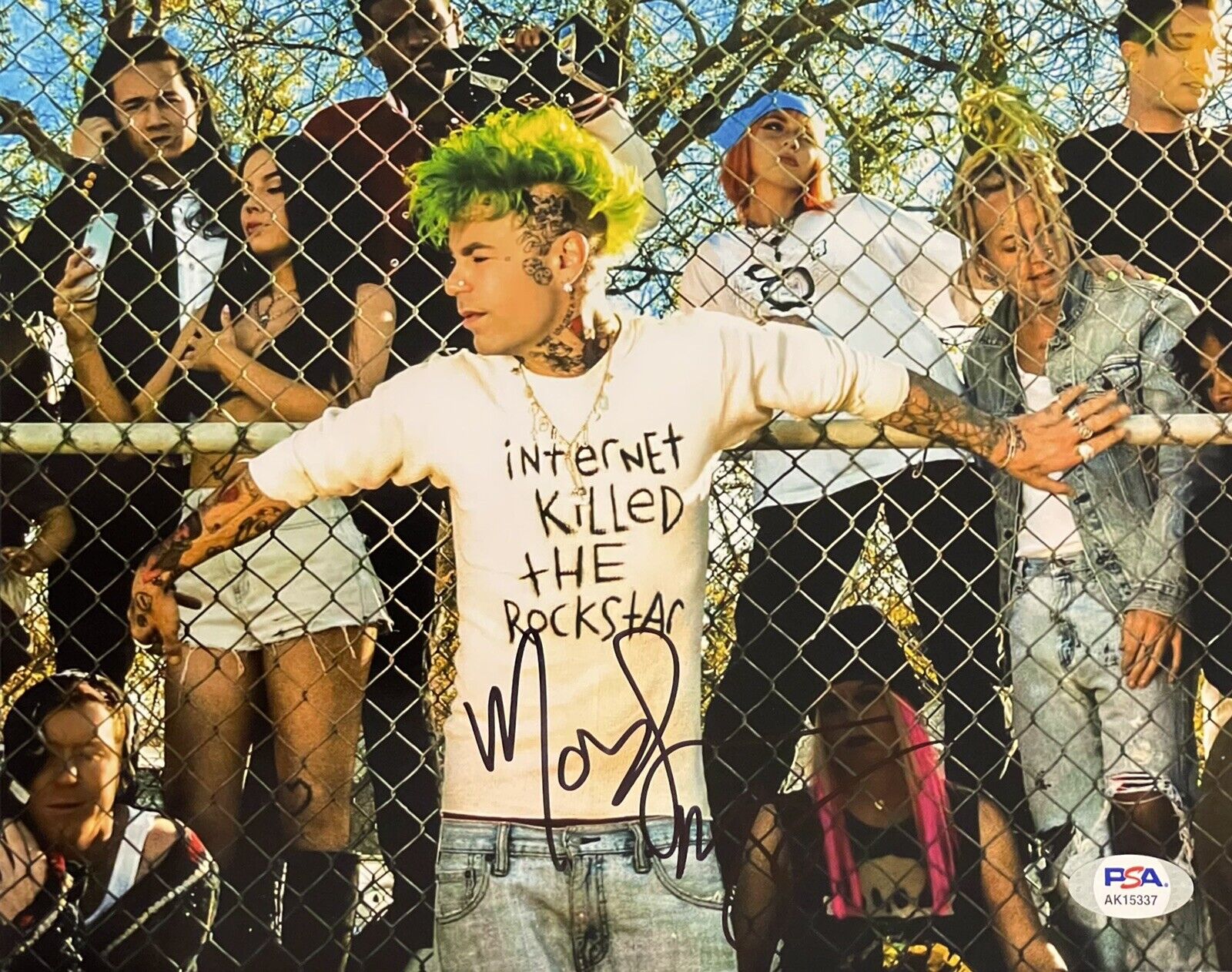 Mod Sun Signed Autographed 8x10 Photo Poster painting Internet Killed The Rock Star Psa/Dna