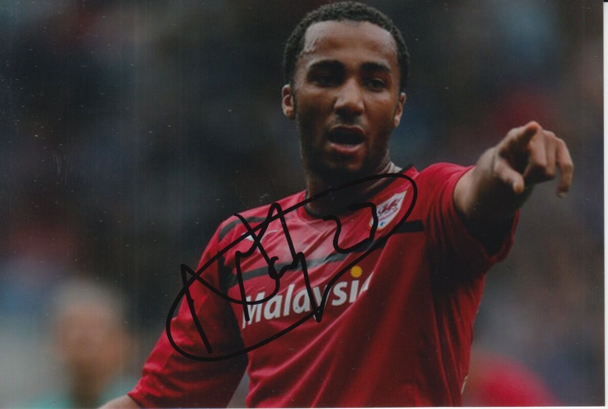 CARDIFF CITY HAND SIGNED NICKY MAYNARD 6X4 Photo Poster painting 1.