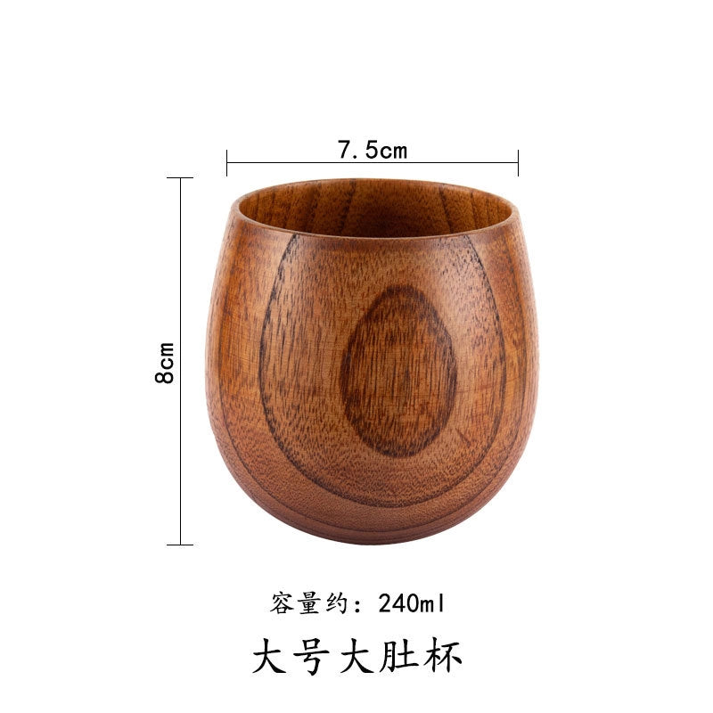 Casual Elegant Solid Color Wood Wine Glass 1 Piece