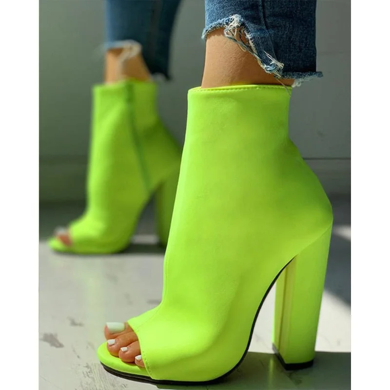 2020 Nightclub Spring Serpentine Zipper High Heels Women Fashion High Heels 10cm Heels Platform Sandals Party Wedding Shoes