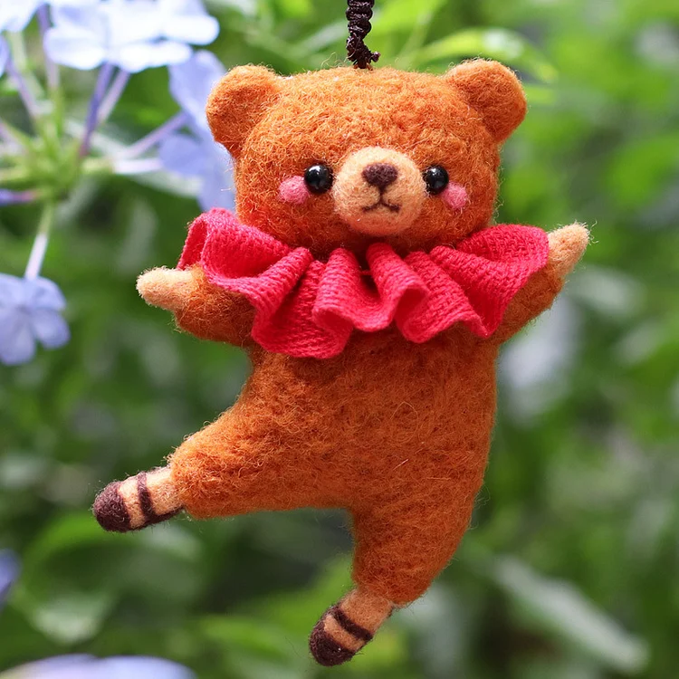 FeltingJoy - Ballet Bear Needle Felting Kit