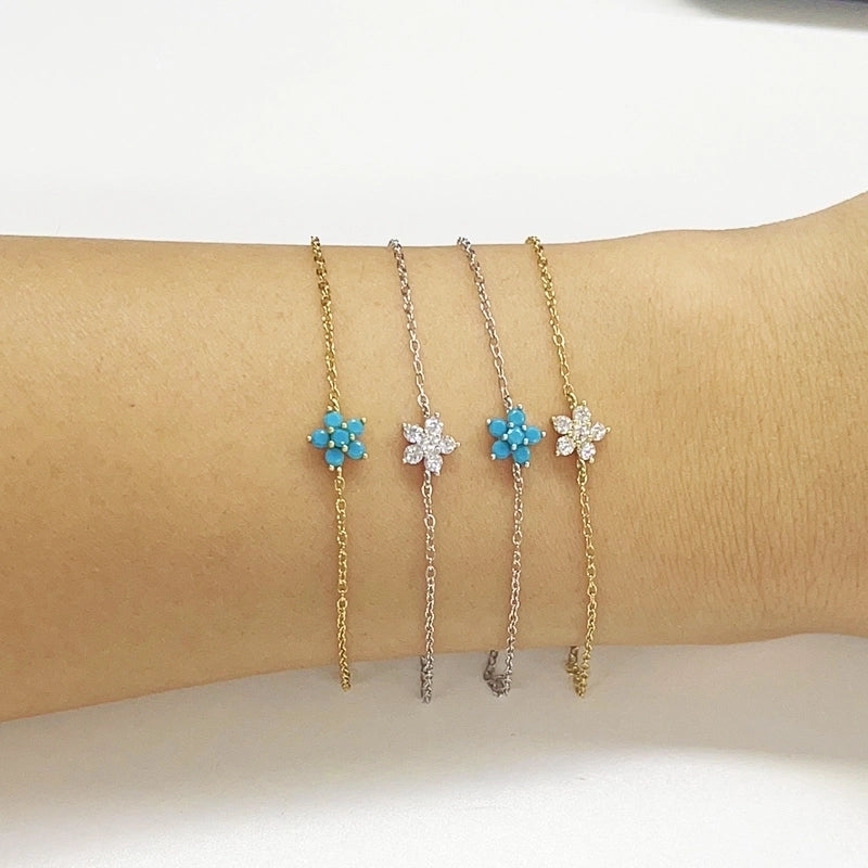 925 Sterling Silver Bracelets Elegant Minimalist