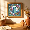 Butterfly Flower O 5D Partial Drill DIY Diamond Painting Kit 30*30cm