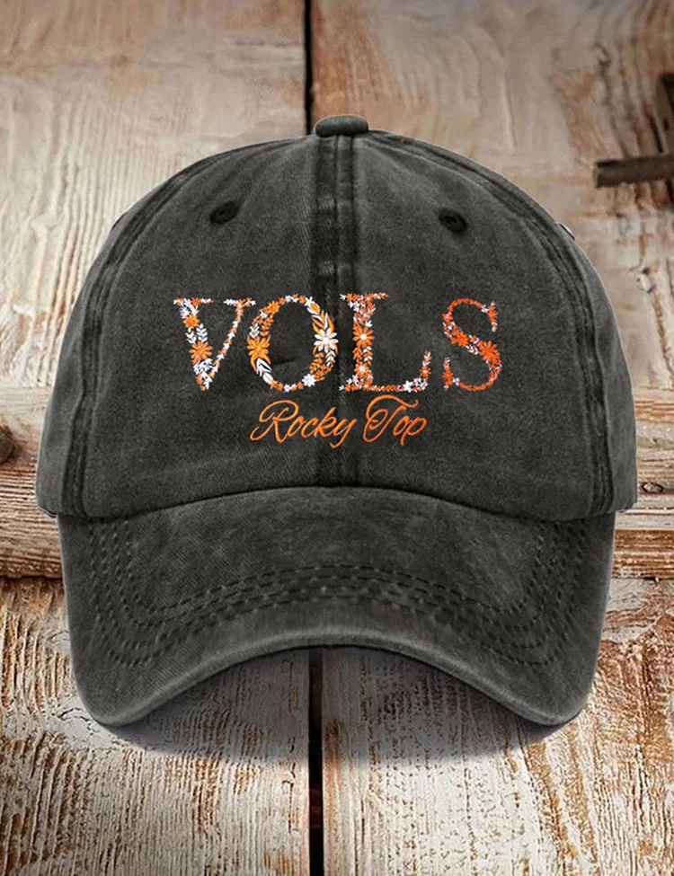 Floral Tennessee Football Game Day Hat