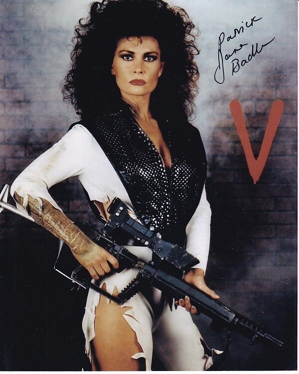 JANE BADLER Signed Autographed V DIANA Photo Poster paintinggraph - To Patrick