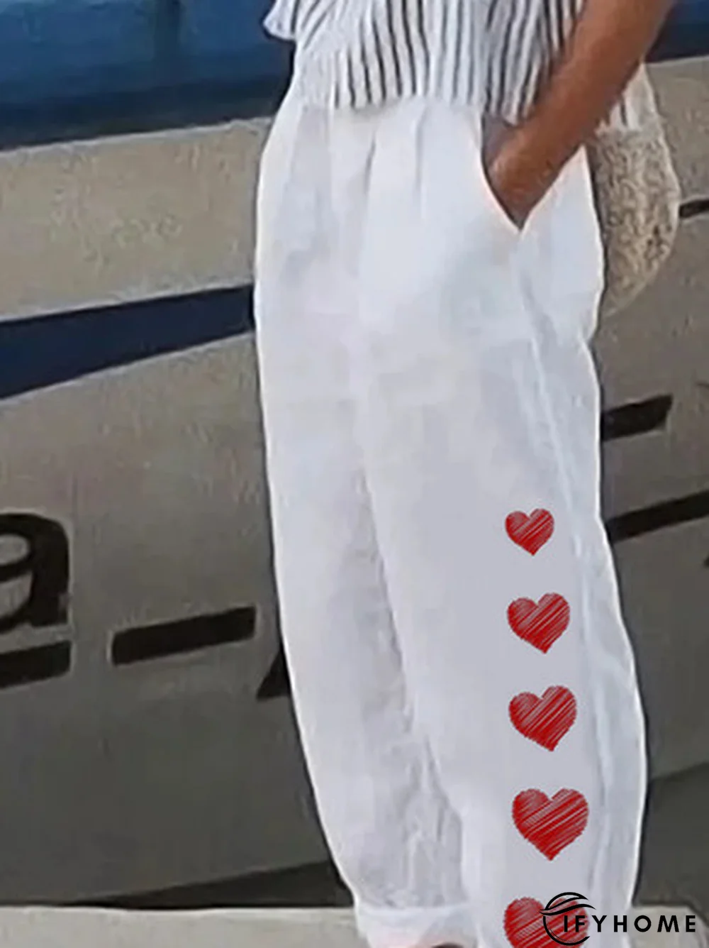 Heart/Cordate Casual Loose Casual Pants | IFYHOME