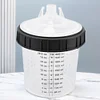 Paint Mixing Cup System 20 Ounce 600ml Kit Disposable 50 Cups and Lids System