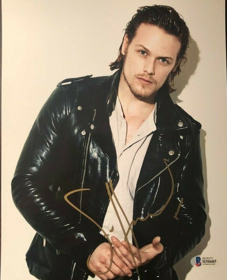 Sam Heughan signed 8x10 Photo Poster painting Outlander BECKETT AUTHENTICATED COA