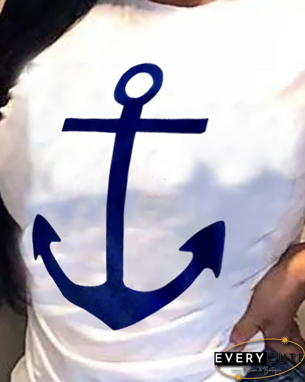 Graphic Print Short Sleeve Casual T-shirt