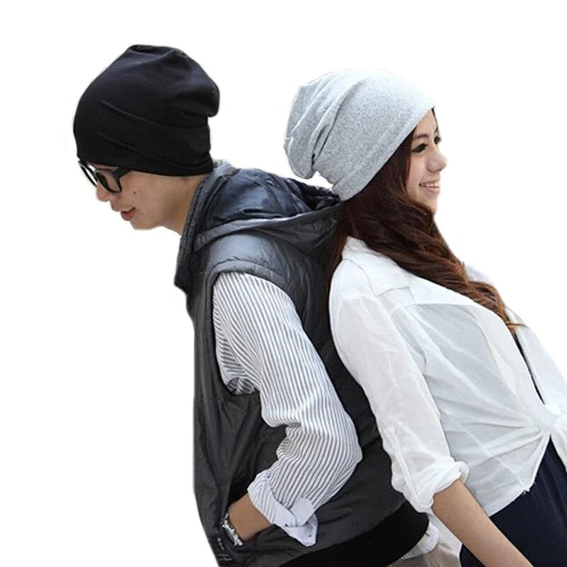 20 Color Beanies Spring Gorros Winter Womens Beanie Hat Women Cotton Solid High Cost Performance Casual Multifunctional Skullies