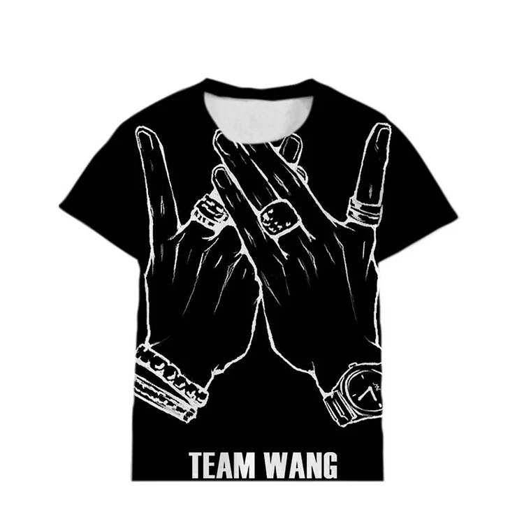 JACKSON WANG Team Casual Printed T-shirt