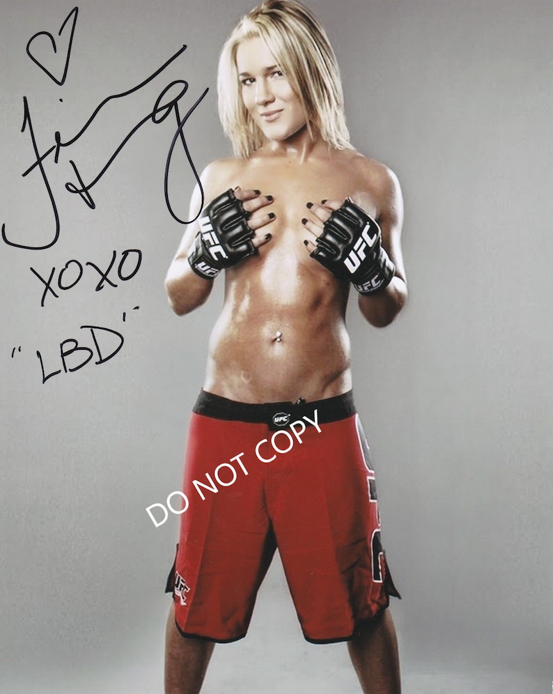 Felice Herrig MMA Bellator TUF 20 UFC Invicta 8 x10 20x25 cm Autographed Hand Signed Photo Poster painting