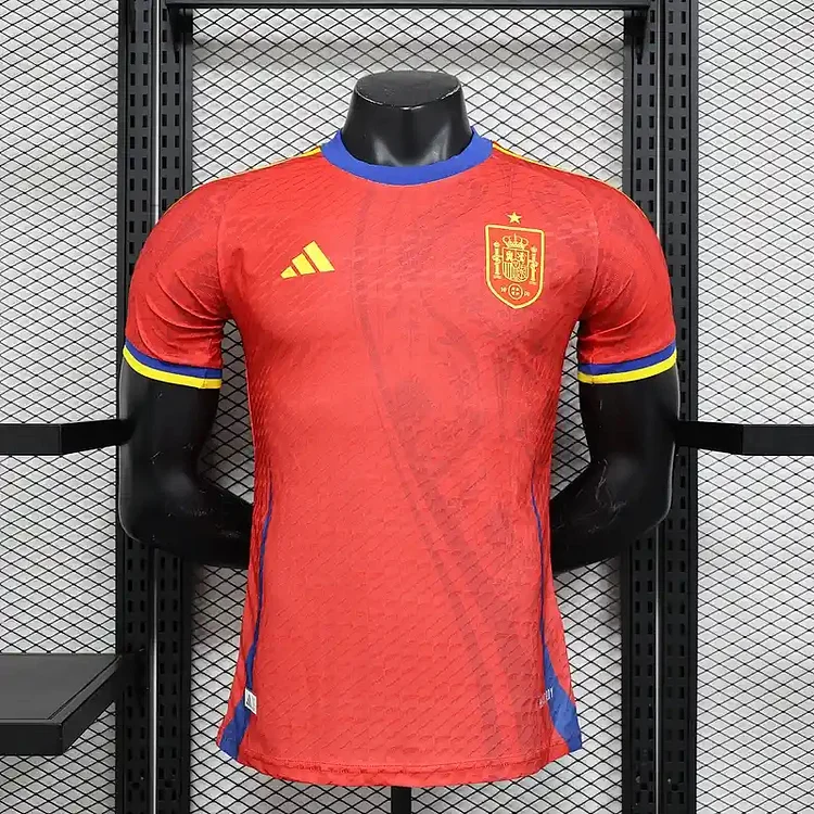2024 Player Edition Spain Red Special Football Jersey