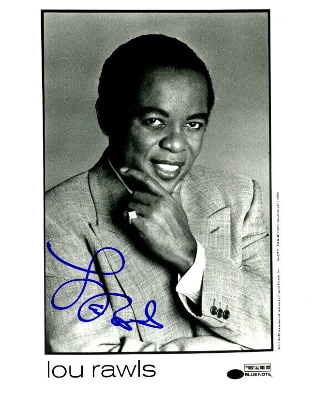 LOU RAWLS In-person Signed Photo Poster painting