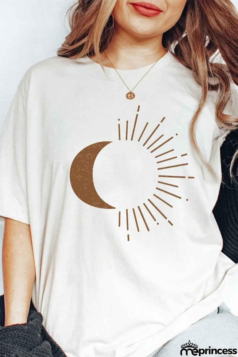 Moon and Sun Graphic Short Sleeve Tee