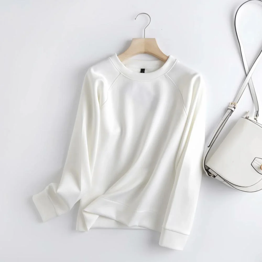 Christmas Gift Withered England Simple Fashion O-neck Loose Winter Hoodies Women Sweatshirt Pullovers Tops Harem Jogger Pants 2 pieces sets